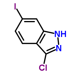 3-Chloro-6-iodo-1H-indazole Structure