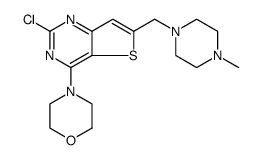 4-(2-Chloro-6-((4-Methylpiperazin-1-yl)Methyl)thieno[3,2-d]pyrimidin-4-yl)Morpholine Structure