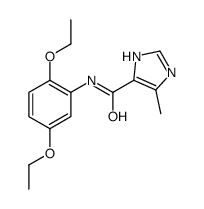 N-(2,5-diethoxyphenyl)-5-methyl-1H-imidazole-4-carboxamide结构式