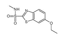 6-ethoxy-N-methyl-1,3-benzothiazole-2-sulfonamide Structure