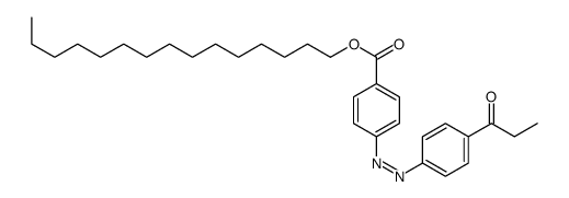 pentadecyl 4-[(4-propanoylphenyl)diazenyl]benzoate结构式