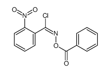 [[chloro-(2-nitrophenyl)methylidene]amino] benzoate结构式