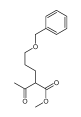 methyl 2-acetyl-5-phenylmethoxypentanoate Structure