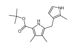 t-butyl 5-(2-methylpyrrol-3-ylmethyl)-3,4-dimethylpyrrole-2-carboxylate结构式