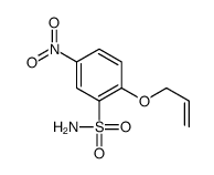 5-nitro-2-prop-2-enoxybenzenesulfonamide Structure