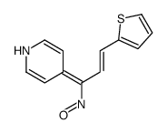 4-(1-nitroso-3-thiophen-2-ylprop-2-enylidene)-1H-pyridine结构式
