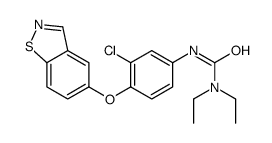 3-[4-(1,2-benzothiazol-5-yloxy)-3-chlorophenyl]-1,1-diethylurea Structure