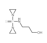 3-(diaziridin-1-ylphosphinothioylamino)propan-1-ol结构式