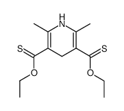 2,6-Dimethyl-3,5-diethoxythiocarbonyl-1,4-dihydropyridine Structure
