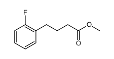 Benzenebutanoic acid, 2-fluoro-, methyl ester Structure