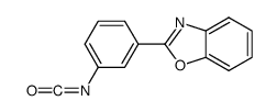 2-(3-isocyanatophenyl)-1,3-benzoxazole结构式