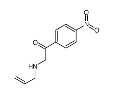 1-(4-nitrophenyl)-2-(prop-2-enylamino)ethanone Structure