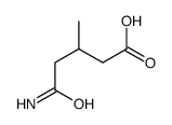 5-amino-3-methyl-5-oxopentanoic acid结构式