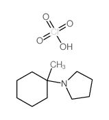 1-(1-methylcyclohexyl)pyrrolidine,perchloric acid结构式
