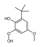 2-tert-butyl-6-hydroperoxy-4-methoxyphenol Structure