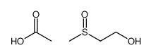 acetic acid,2-methylsulfinylethanol Structure
