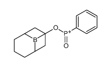 9-borabicyclo[3.3.1]nonan-9-yloxy-oxo-phenylphosphanium结构式