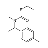 S-ethyl N-methyl-N-[1-(4-methylphenyl)ethyl]carbamothioate Structure