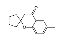 6-methyl-2-spiro(cyclopentane)chromanone Structure