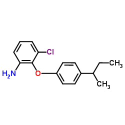 2-(4-sec-Butylphenoxy)-3-chloroaniline Structure