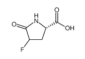L-Proline, 4-fluoro-5-oxo结构式
