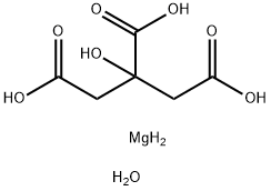 1,2,3-Propanetricarboxylic acid, 2-hydroxy-, magnesium salt, hydrate (2:3:) Structure