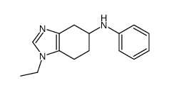 1-ethyl-N-phenyl-4,5,6,7-tetrahydrobenzimidazol-5-amine结构式