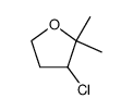 3-chloro-2,2-dimethyl-tetrahydro-furan结构式