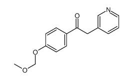 1-[4-(methoxymethoxy)phenyl]-2-pyridin-3-ylethanone Structure