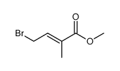 methyl (E)-4-bromo-2-methylbut-2-enoate结构式