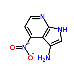 3-氨基-4-硝基-7-氮杂吲哚结构式