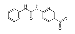 N-(5-nitro-[2]pyridyl)-N'-phenyl-urea Structure