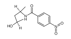 (+-)-threo-(4-nitro-benzoylamino)-pentan-2-ol结构式