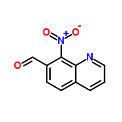 8-Nitro-7-quinolinecarbaldehyde Structure