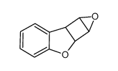 1a,1b,6b,6c-tetrahydrooxireno[2',3':3,4]cyclobuta[1,2-b]benzofuran Structure