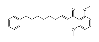 1-(2,6-Dimethoxybenzoyl)-8-phenyl-oct-1-ene结构式