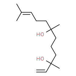 3,7,11-Trimethyl-1,10-dodecadiene-3,7-diol结构式