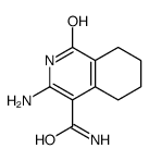 3-amino-1-oxo-5,6,7,8-tetrahydro-2H-isoquinoline-4-carboxamide结构式