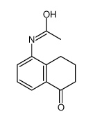 N-(5-oxo-7,8-dihydro-6H-naphthalen-1-yl)acetamide结构式