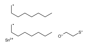 2,2-dioctyl-1,3,2-oxathiastannolane结构式