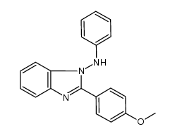 1-anilino-2-p-methoxyphenylbenzimidazole Structure