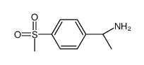 (S)-1-(4-(METHYLSULFONYL)PHENYL)ETHANAMINE Structure