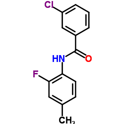 3-Chloro-N-(2-fluoro-4-methylphenyl)benzamide picture