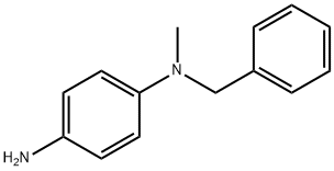 N1-苯甲基-N1-甲基苯-1,4-二胺结构式