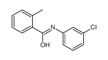 N-(3-chlorophenyl)-2-methylbenzamide Structure