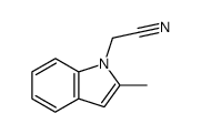 2-(2-methyl-1H-indol-1-yl)acetonitrile Structure