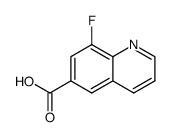 8-氟喹啉-6-羧酸结构式