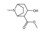 (5S)-methyl 3-hydroxy-8-methyl-8-azabicyclo[3.2.1]octane-2-carboxylate Structure