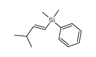 (E)-1-(dimethylphenylsilyl)-3-methyl-1-butene结构式