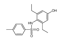 N-(2,6-diethyl-4-hydroxyphenyl)-4-methylbenzenesulfonamide Structure